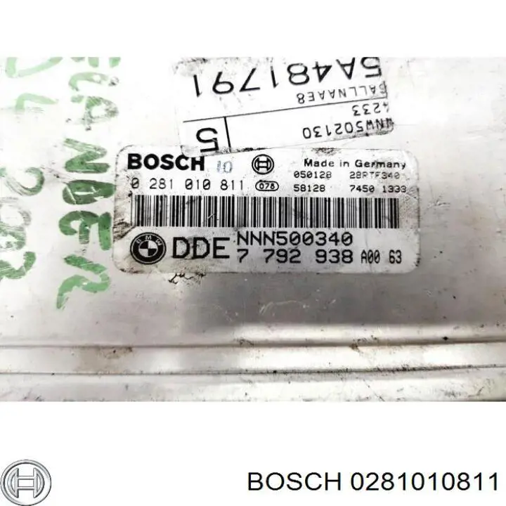 Módulo de direção (Centralina eletrônica) de motor 0281010811 Bosch