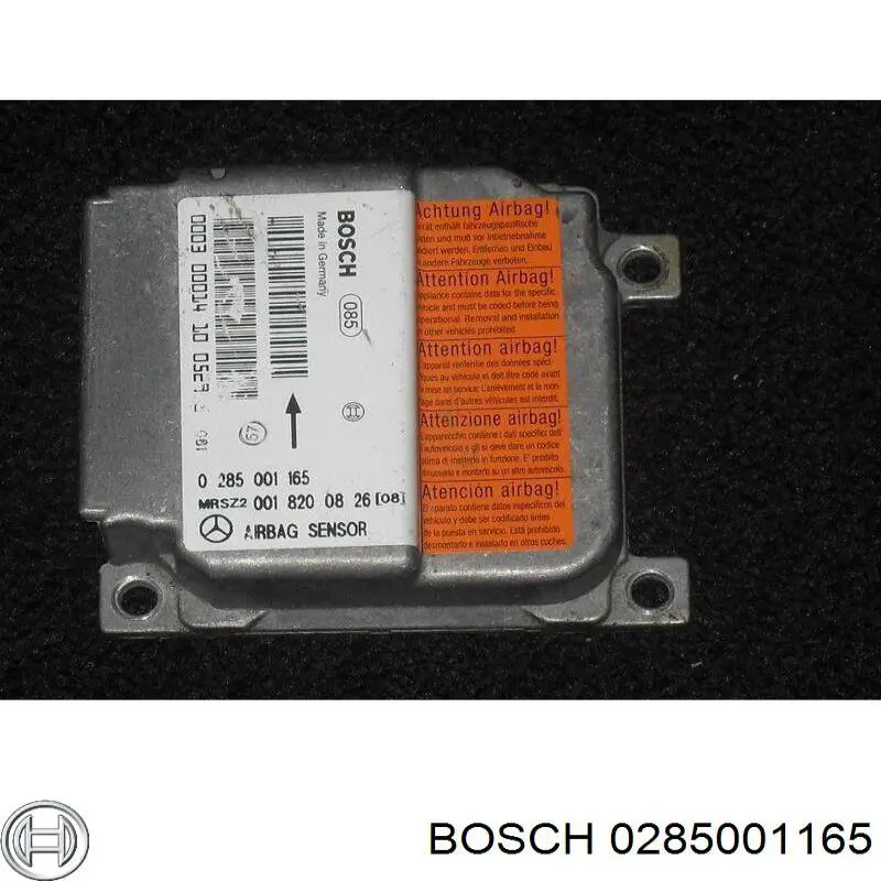 Compre 0285001165 Bosch Módulo processador de controlo da bolsa de ar (Centralina eletrônica AIRBAG)