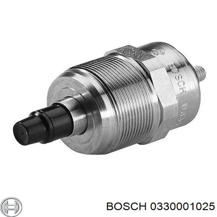 0330001025 Bosch Válvula da Bomba de Combustível de Pressão Alta de corte de combustível (diesel-stop)