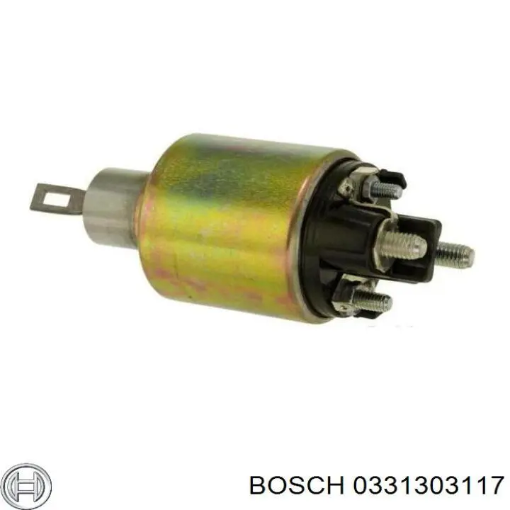 0331303117 Bosch Relê retrator do motor de arranco