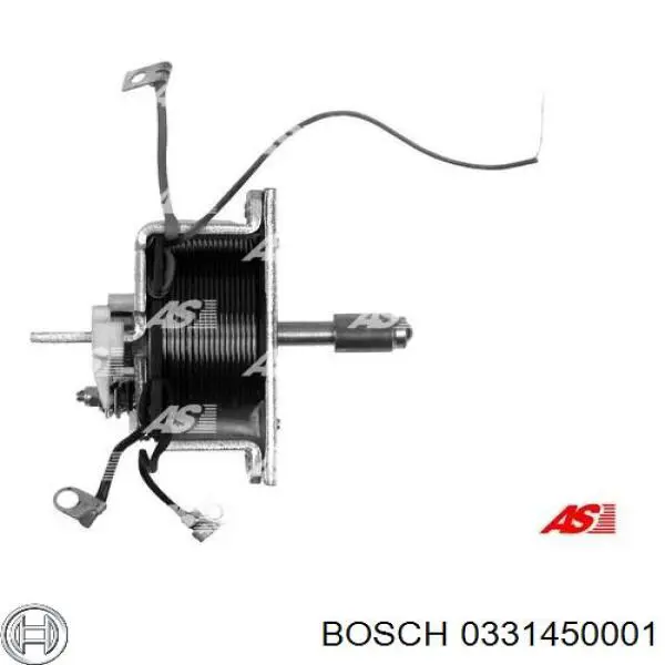 Relê retrator do motor de arranco 0331450001 Bosch
