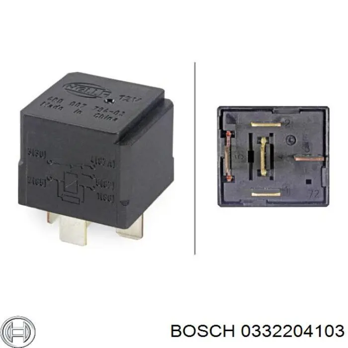 Compre 0332204103 Bosch Relê elétrico multifuncional