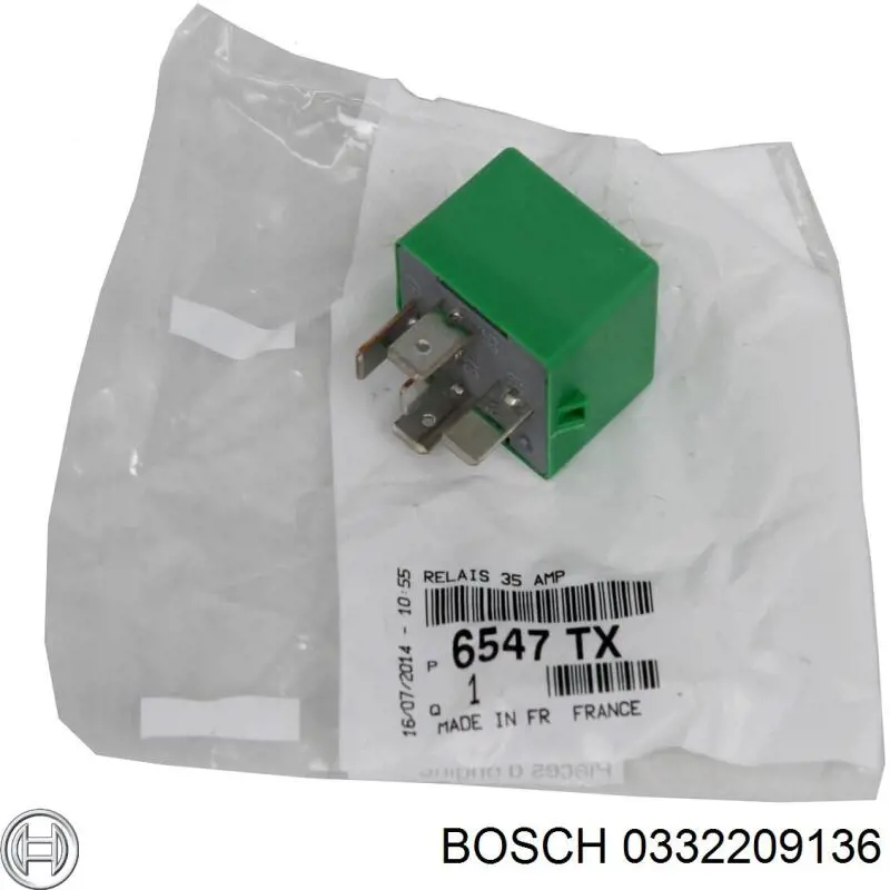 Compre 0332209136 Bosch Relê de ventilador