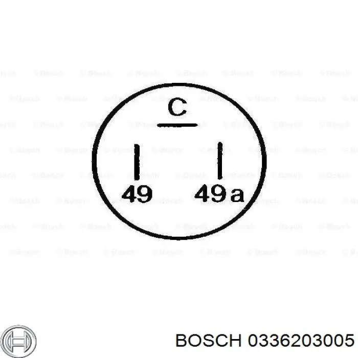 Relê de pisca-pisca Bosch 0336203005 preço, a partir de 25,10 USD