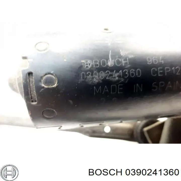 Compre 0390241360 Bosch Motor de limpador pára-brisas do pára-brisas