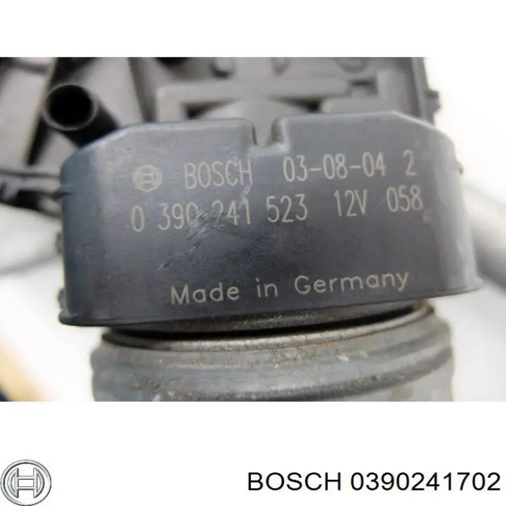 Motor de limpador pára-brisas do pára-brisas 0390241702 Bosch