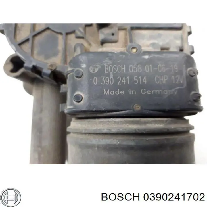 0390241702 Bosch Motor de limpador pára-brisas do pára-brisas
