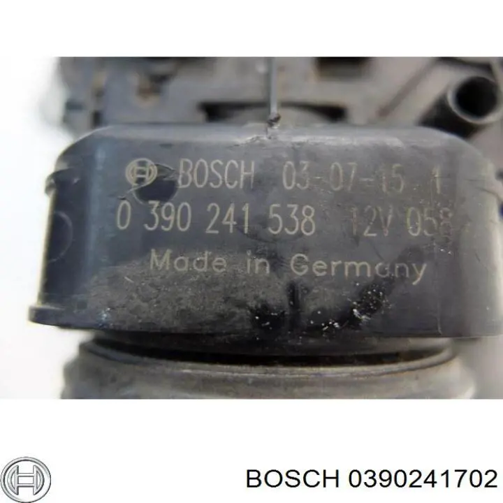 0390241702 Bosch Motor de limpador pára-brisas do pára-brisas
