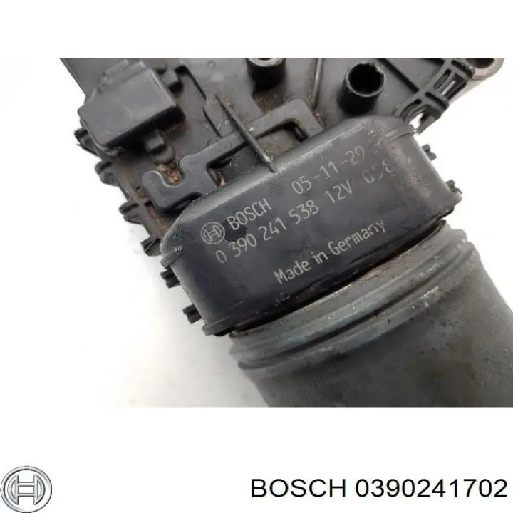 Motor de limpador pára-brisas do pára-brisas Bosch 0390241702