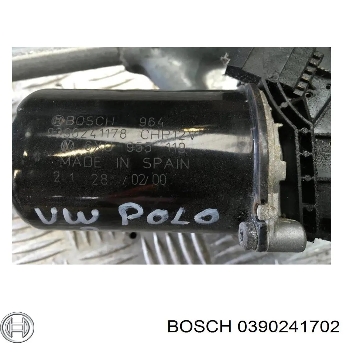 Motor de limpador pára-brisas do pára-brisas 0390241702 Bosch
