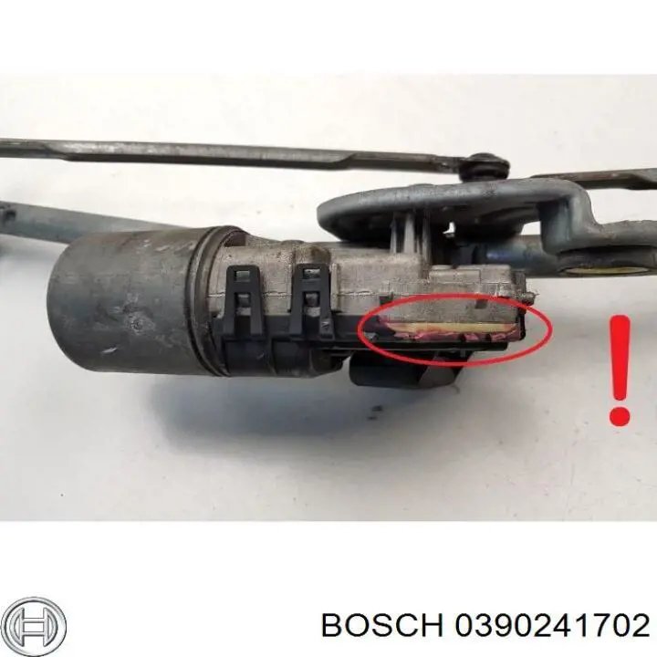 Compre 0390241702 Bosch Motor de limpador pára-brisas do pára-brisas