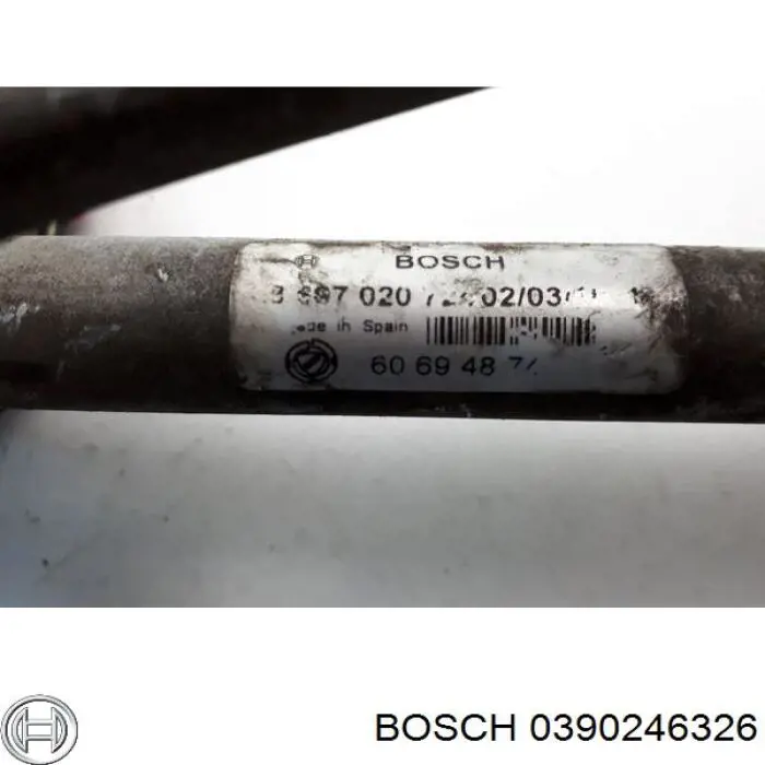 Motor de limpador pára-brisas do pára-brisas 0390246326 Bosch