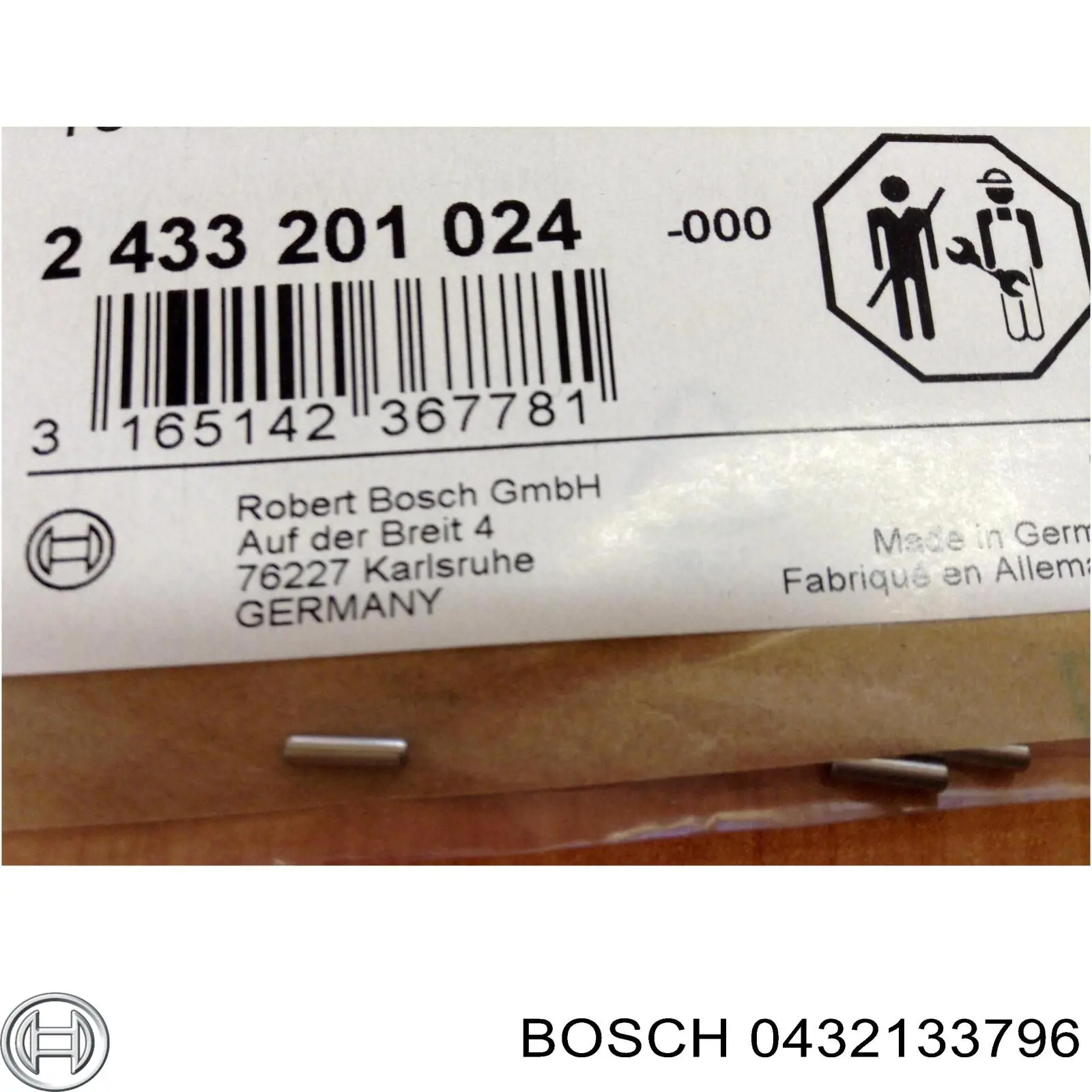 Injetor de injeção de combustível 0432133796 Bosch
