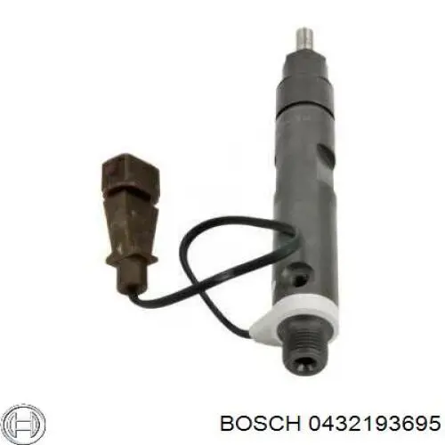 Injetor de injeção de combustível Bosch 0432193695
