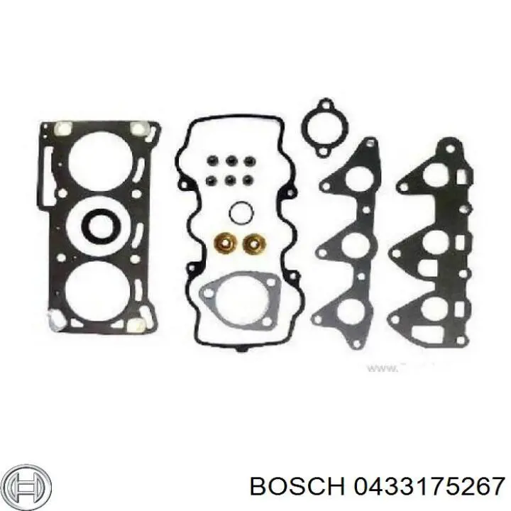 0433175267 Bosch Pulverizador de diesel do injetor