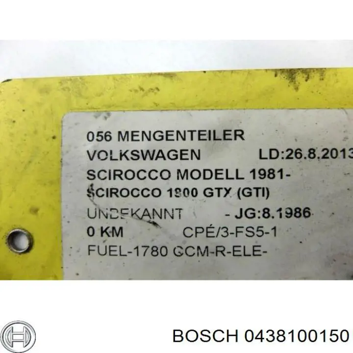 026133481B VAG Injetor de injeção de combustível