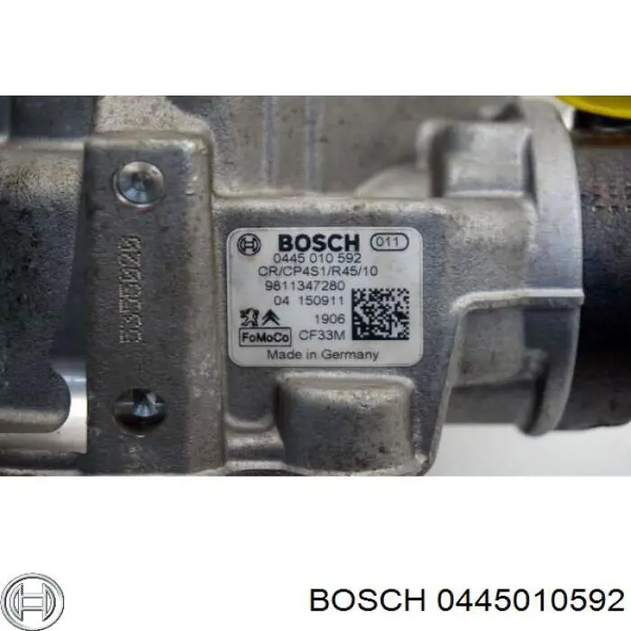 0445010592 Bosch Bomba de combustível de pressão alta