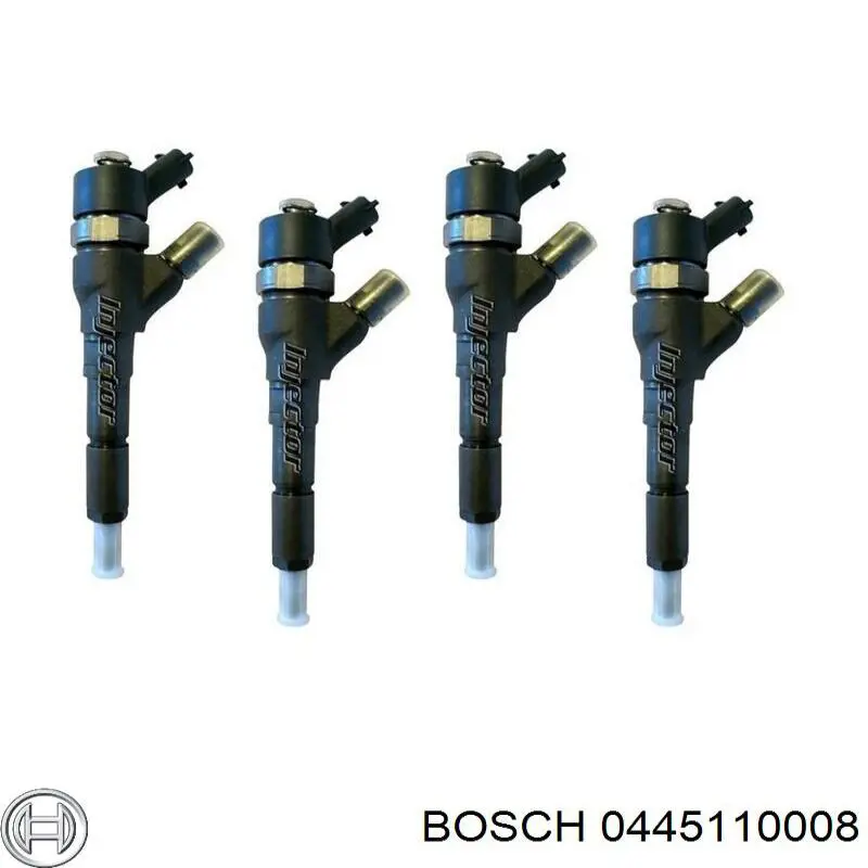 Injetor de injeção de combustível Bosch 0445110008