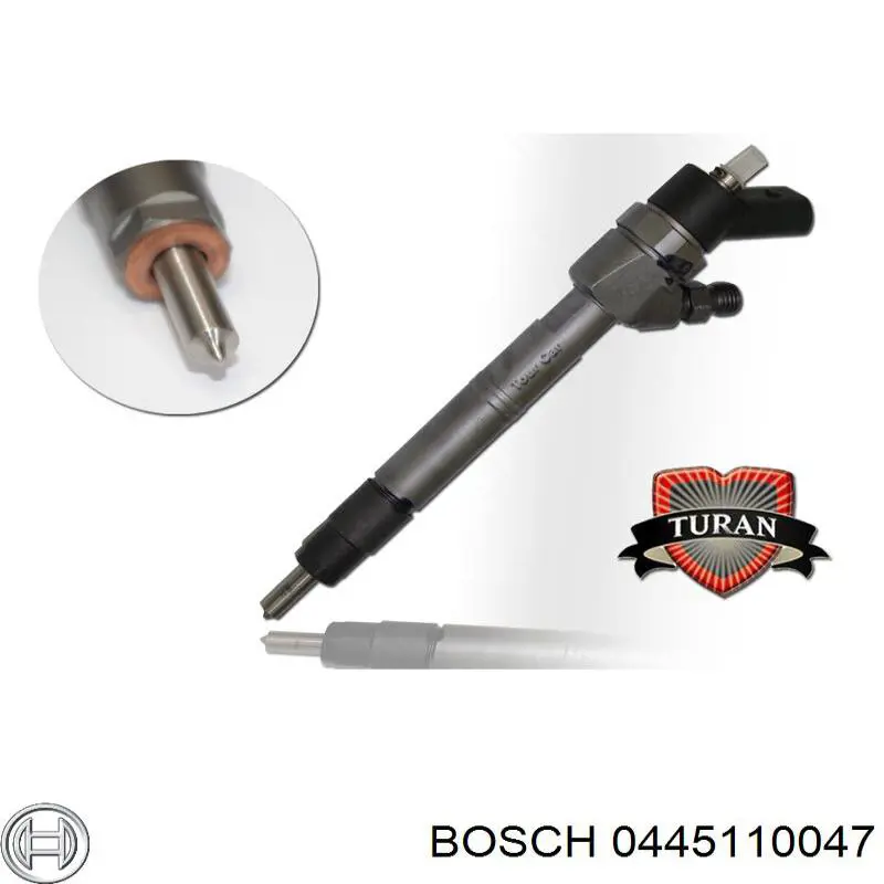 0445110047 Bosch Injetor de injeção de combustível