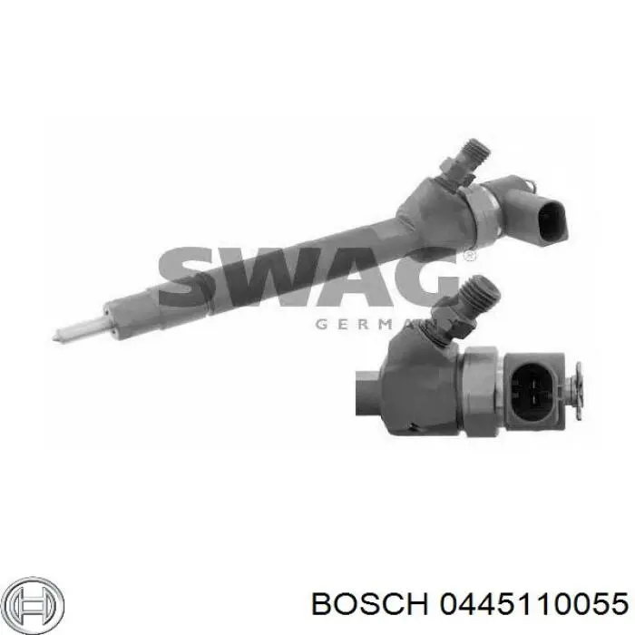 0445110055 Bosch Injetor de injeção de combustível