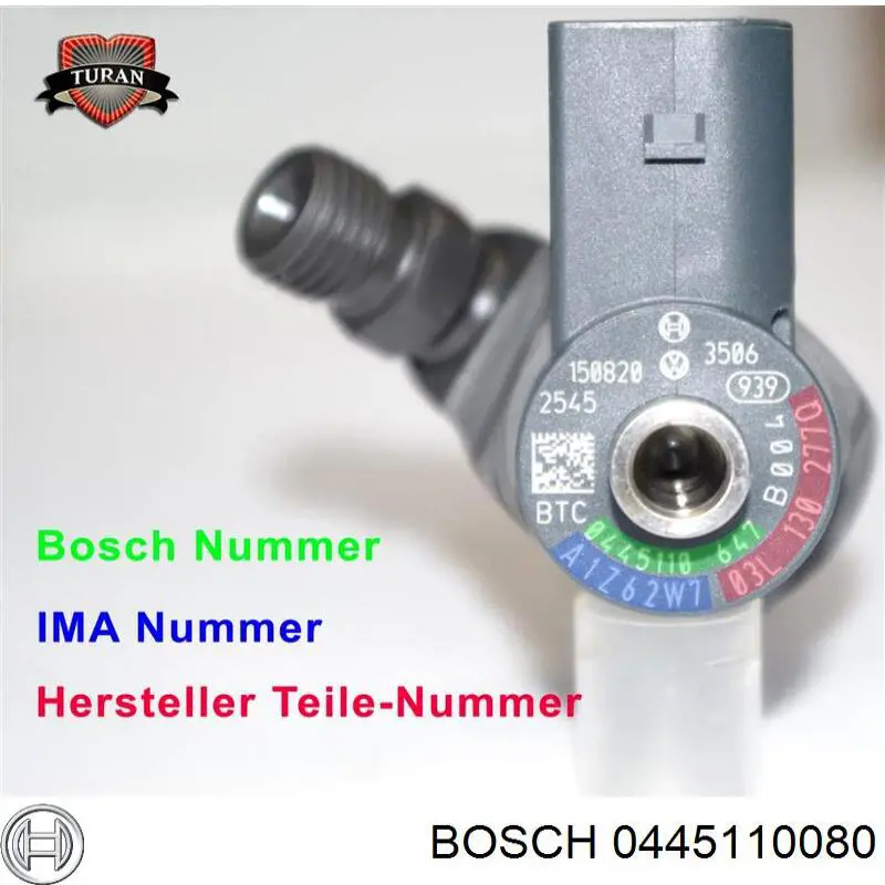 0445110080 Bosch Injetor de injeção de combustível