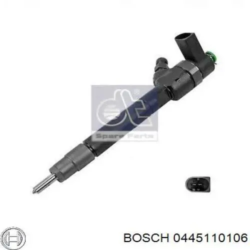 0445110106 Bosch Injetor de injeção de combustível