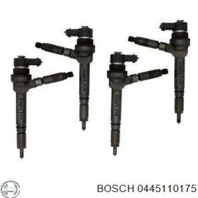 Injetor de injeção de combustível 0445110175 Bosch