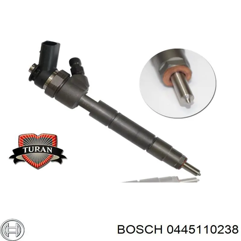 0445110238 Bosch Injetor de injeção de combustível
