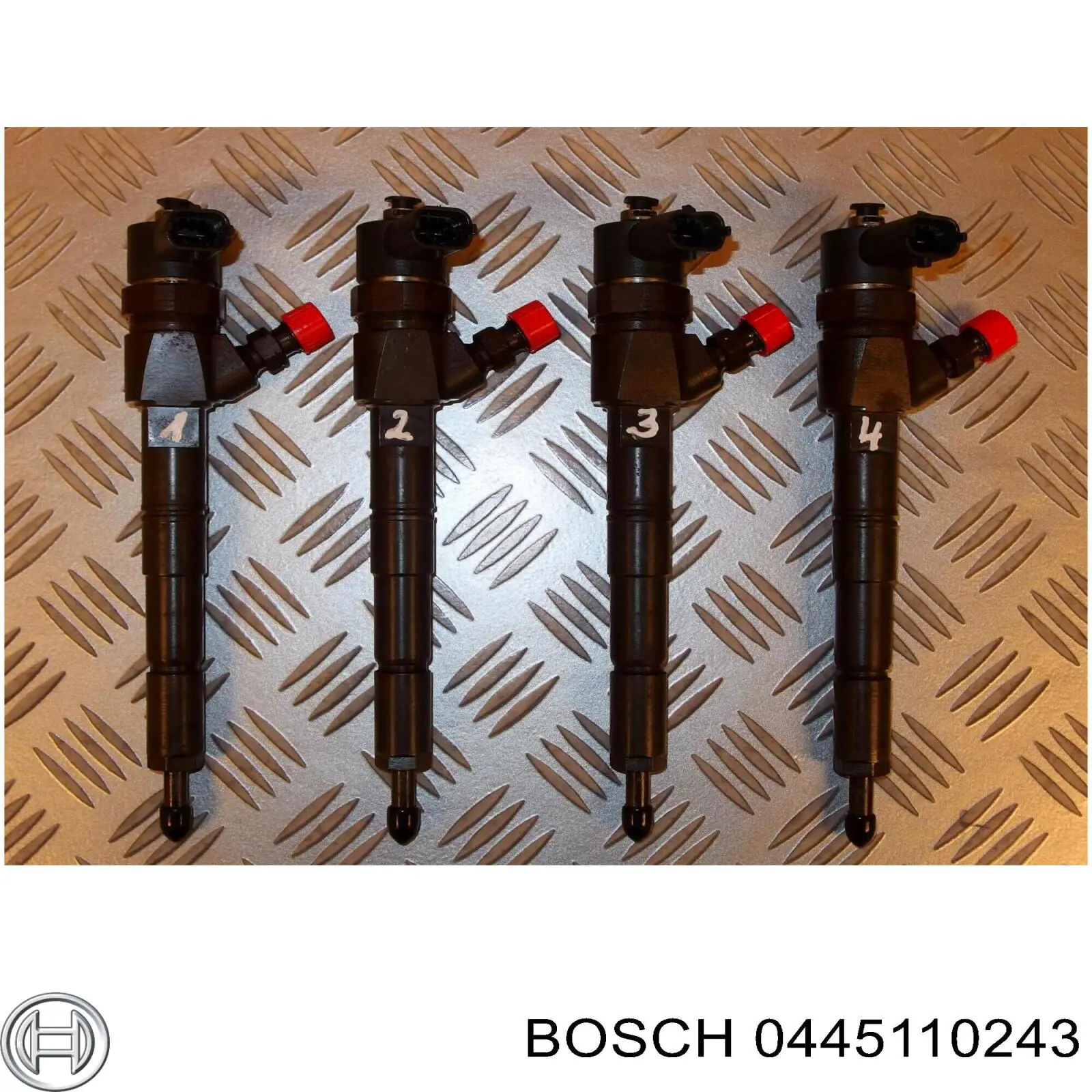 Injetor de injeção de combustível 0445110243 Bosch