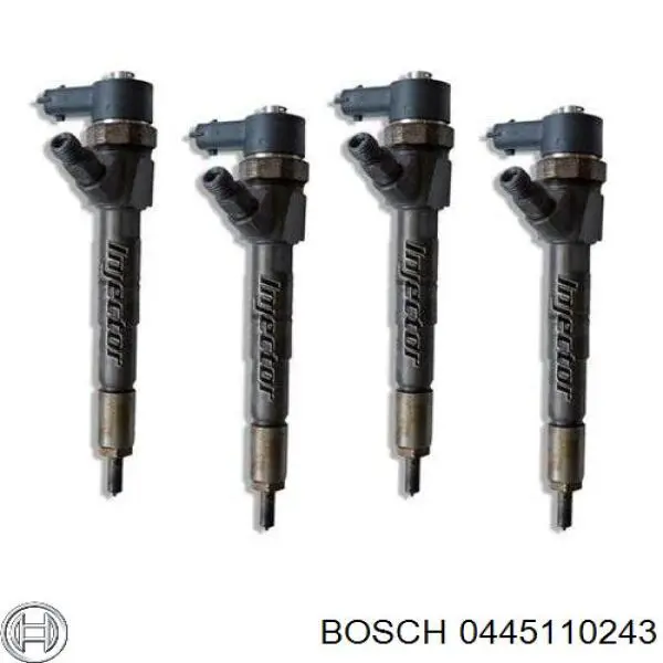 Injetor de injeção de combustível Bosch 0445110243