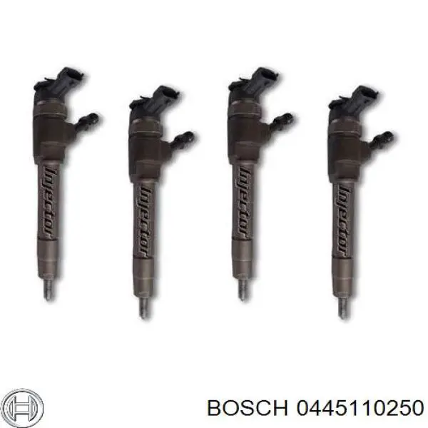 445110250 Bosch Injetor de injeção de combustível