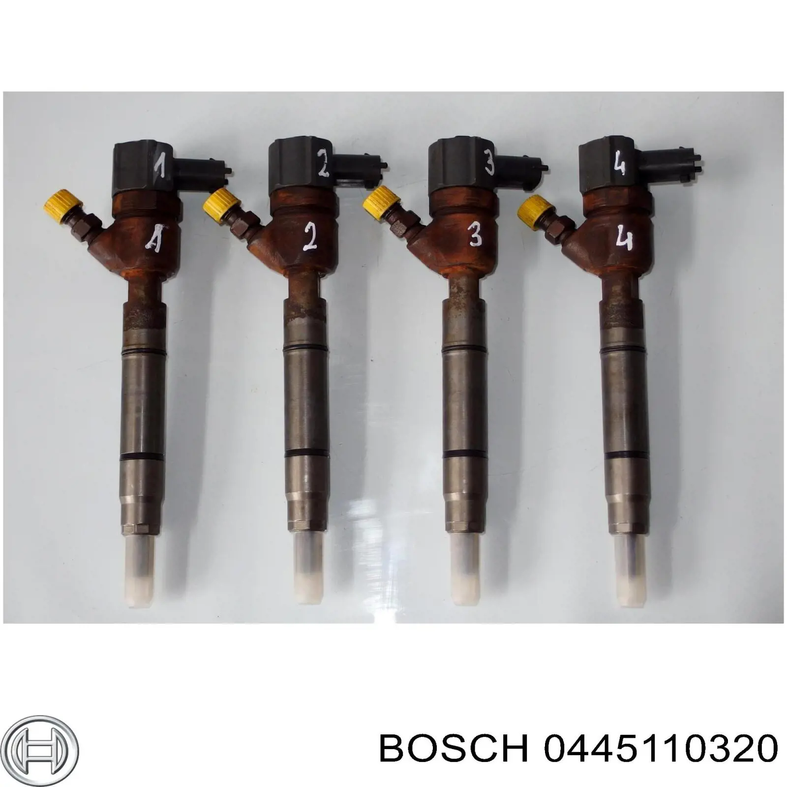 Injetor de injeção de combustível 0445110320 Bosch