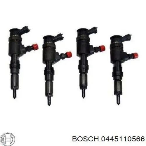 Injetor de injeção de combustível Bosch 0445110566