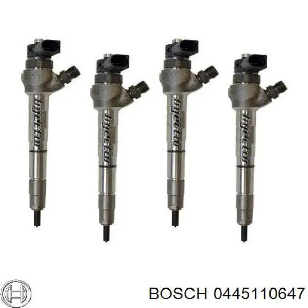 0445110647 Bosch Injetor de injeção de combustível