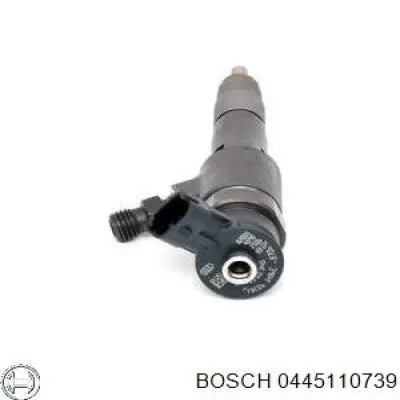 Injetor de injeção de combustível 0445110739 Bosch