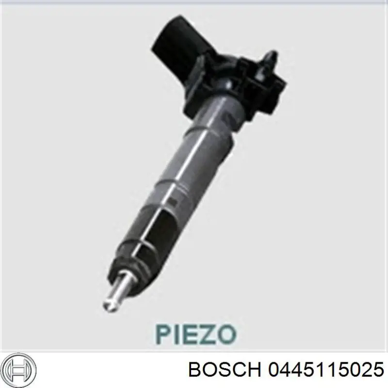 Injetor de injeção de combustível 0445115025 Bosch