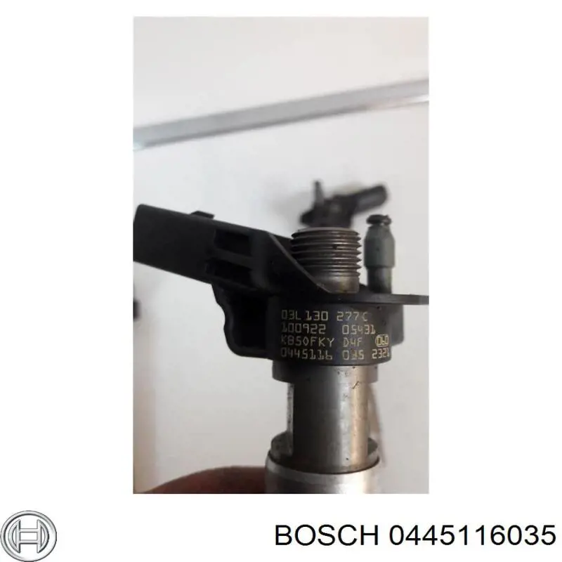 Injetor de injeção de combustível 0445116035 Bosch