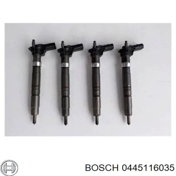 Injetor de injeção de combustível 0445116035 Bosch