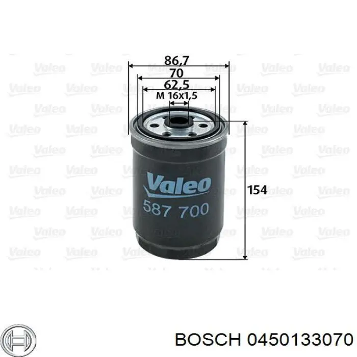 Filtro de combustível 4832751 Fiat/Alfa/Lancia