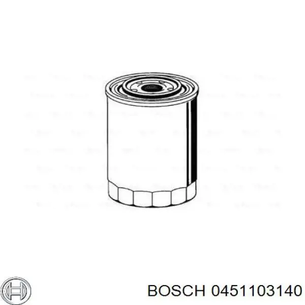 Compre 0451103140 Bosch Filtro de óleo