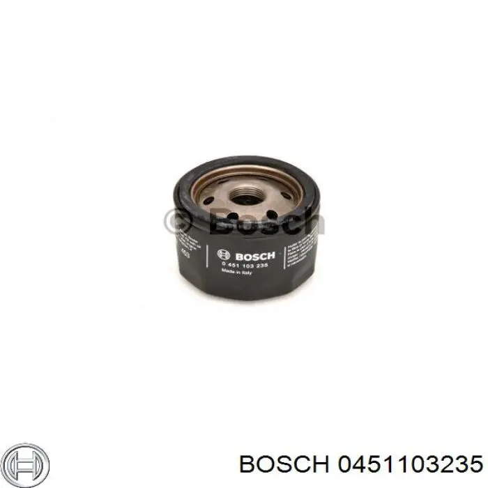 0451103235 Bosch Filtro de óleo