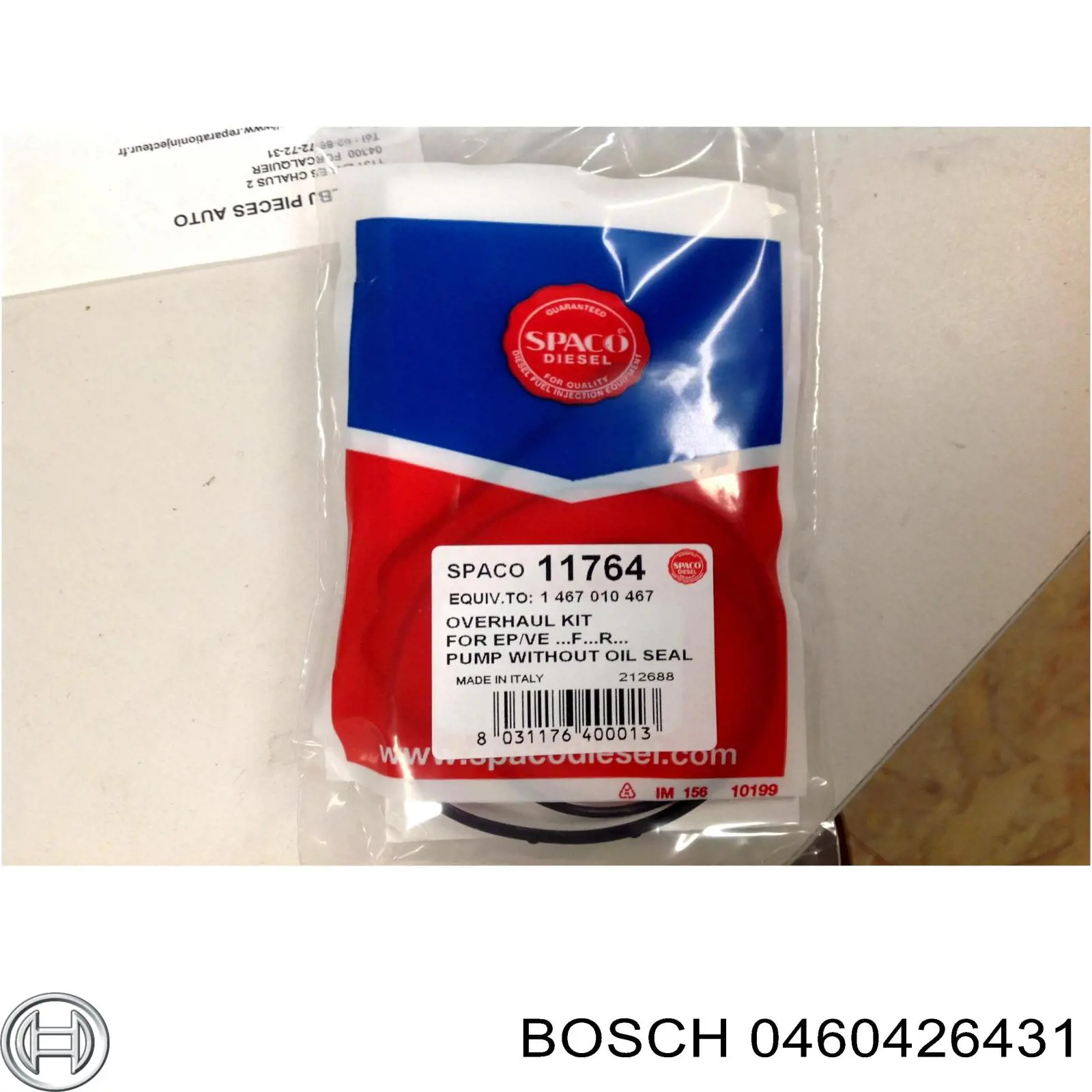Bomba de combustível de pressão alta 0460426431 Bosch