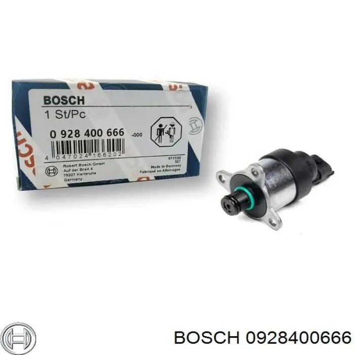 0928400666 Bosch Válvula de regulação de pressão (válvula de redução da Bomba de Combustível de Pressão Alta) Common-Rail-System