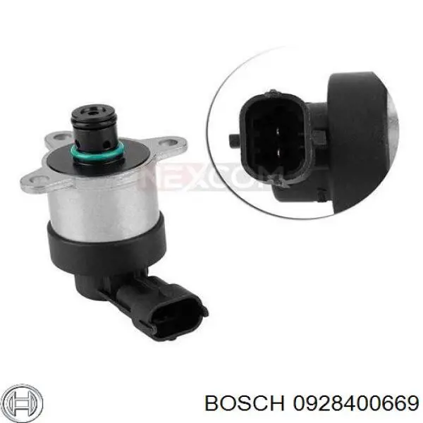 Compre 0928400669 Bosch Válvula de regulação de pressão (válvula de redução da Bomba de Combustível de Pressão Alta) Common-Rail-System