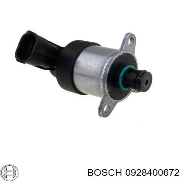 Válvula de regulação de pressão (válvula de redução da Bomba de Combustível de Pressão Alta) Common-Rail-System 0928400672 Bosch