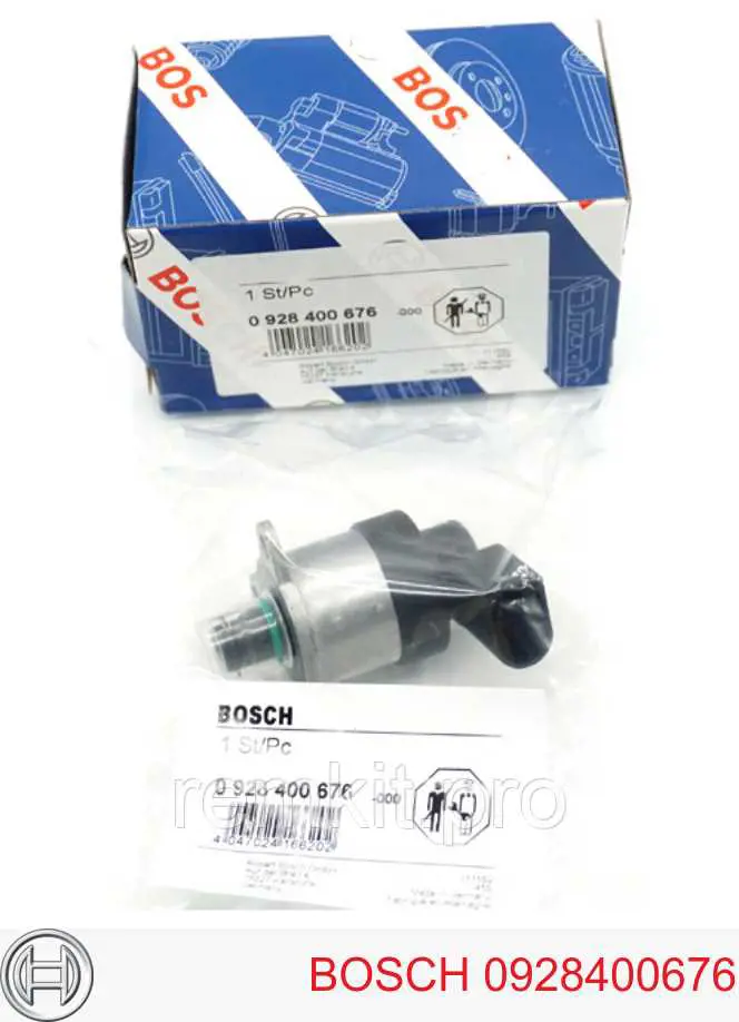 0928400676 Bosch Válvula de regulação de pressão (válvula de redução da Bomba de Combustível de Pressão Alta) Common-Rail-System