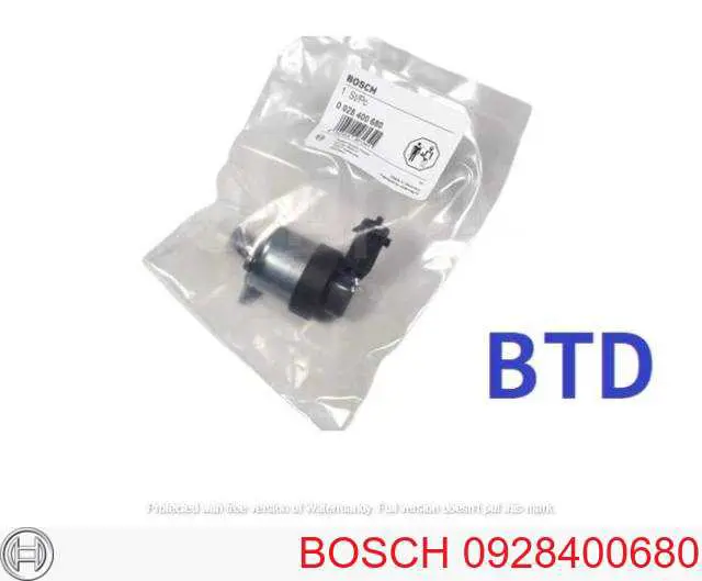 Válvula de regulação de pressão (válvula de redução da Bomba de Combustível de Pressão Alta) Common-Rail-System 0928400680 Bosch