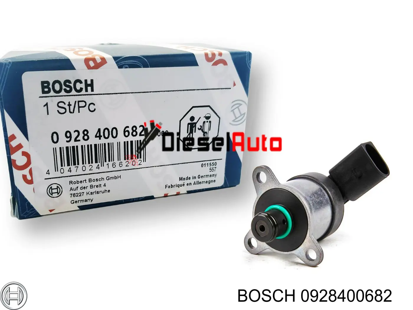 0928400682 Bosch Válvula de regulação de pressão (válvula de redução da Bomba de Combustível de Pressão Alta) Common-Rail-System