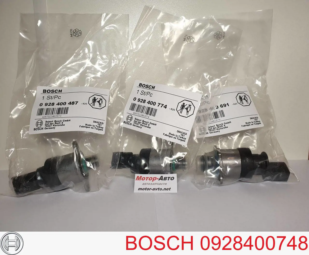 0928400748 Bosch Válvula de regulação de pressão (válvula de redução da Bomba de Combustível de Pressão Alta) Common-Rail-System