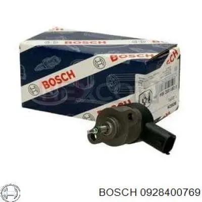 0928400769 Bosch Válvula de regulação de pressão (válvula de redução da Bomba de Combustível de Pressão Alta) Common-Rail-System